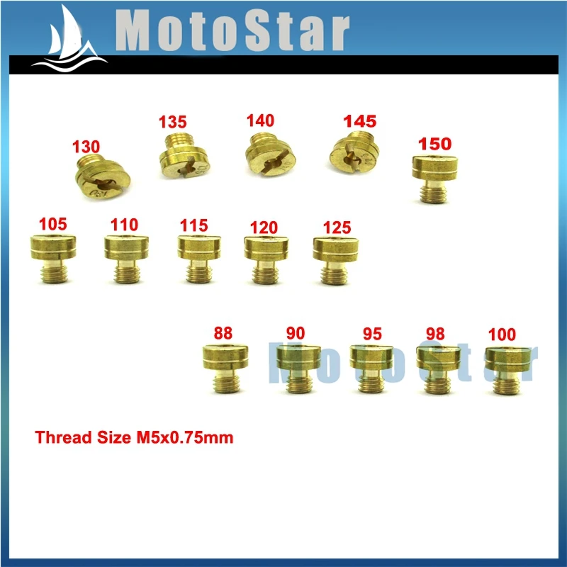 #88 90 95 98 100 105 110 115 120 125 130 135 140 145 150 Carb главные струи для кроссового мотоцикла Mikuni