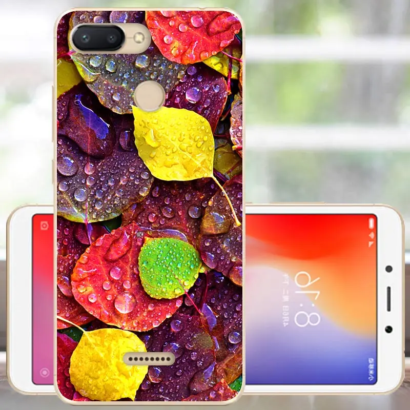 Протектор Xiaomi Redmi 6 Чехол Мягкий силиконовый Redmi 6 бампер Модный чехол Xiomi Redmi 6 Чехол для телефона 5,45 с отверстием для пальца