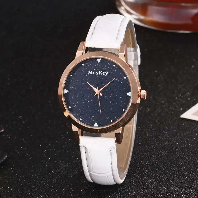 Модные унисекс Montre Femme Reloj Mujer кожа нержавеющей Для мужчин смотреть Оптовая