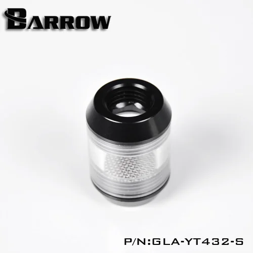 Курган G1/4 ''мини-фильтр(PETG корпус) Двойная Внутренняя резьба водяного охлаждения черный/серебристый/золотой/белый GLA-YT432-S