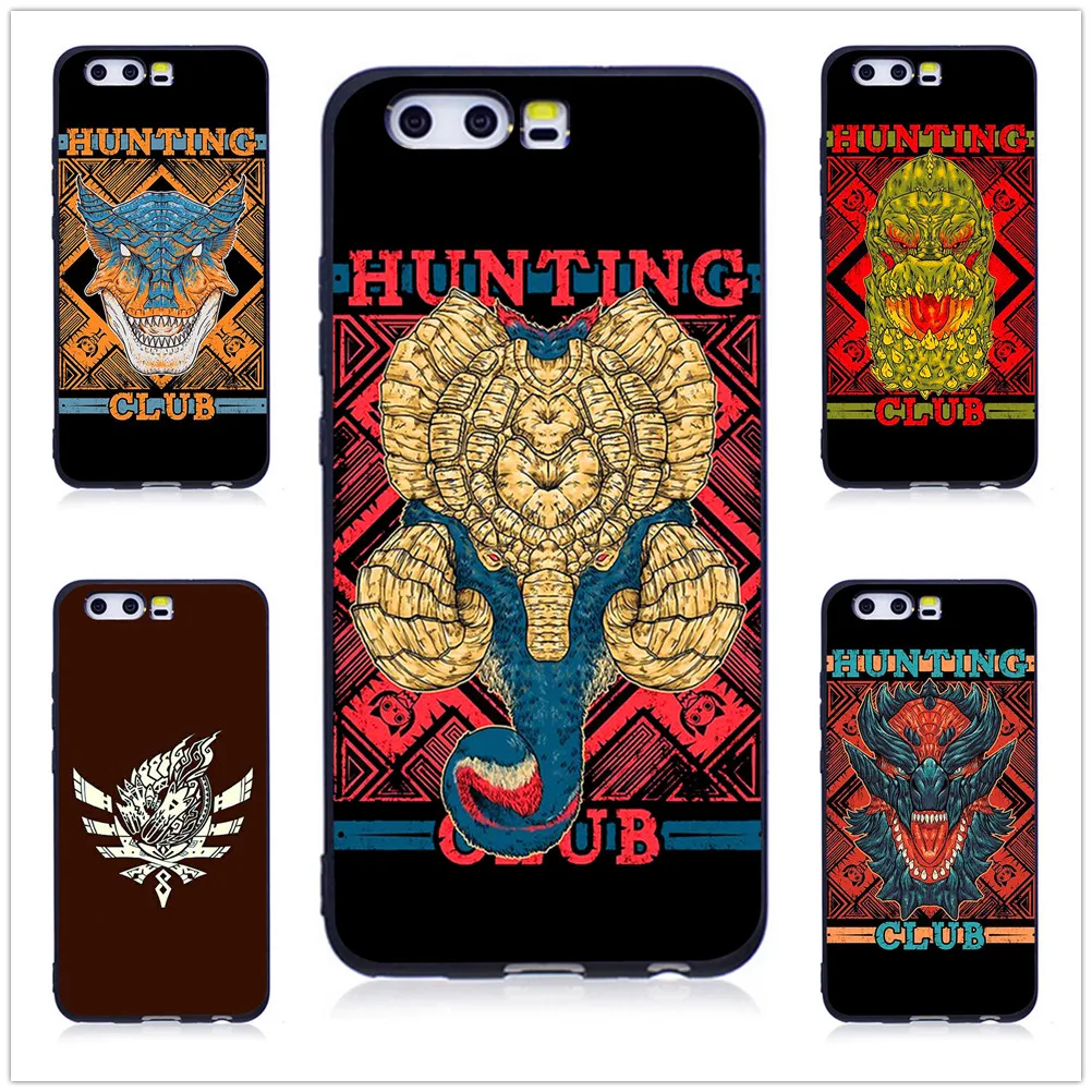 MONSTER HUNTER WORLD черный мягкий ТПУ чехол для телефона Huawei P9 Lite 2016 P10 P20 P8 2017 Coque |