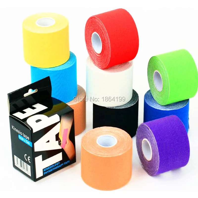 Розничная упаковка 3 рулона/партия 5 см x м|tape tape|tape sporttape kinesiologic |