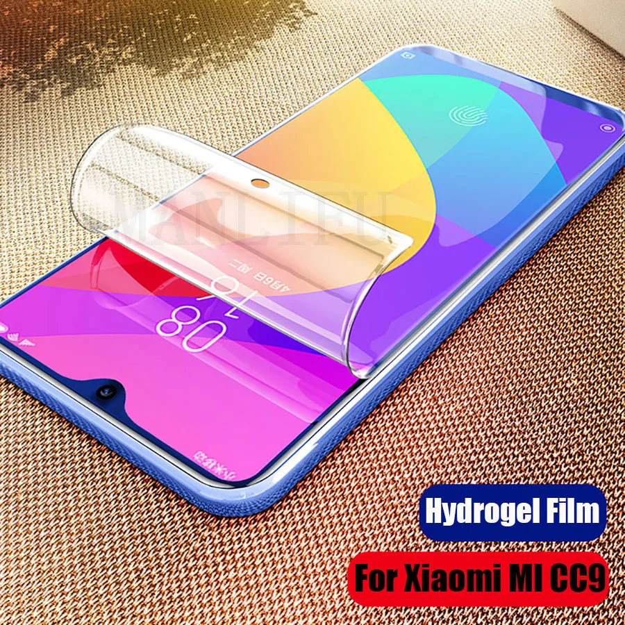 6D Передняя Задняя Мягкая силиконовая Гидрогелевая защита для экрана Xiaomi Mi CC9 9T Pro