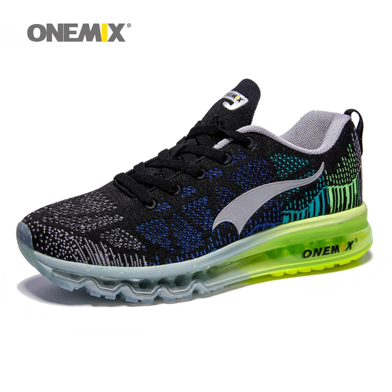 ONEMIX/мужская спортивная обувь для бега с воздушной подушкой; сетчатые трикотажные кроссовки для тенниса; Мужская обувь для спортзала; обувь для прогулок и бега; Tn