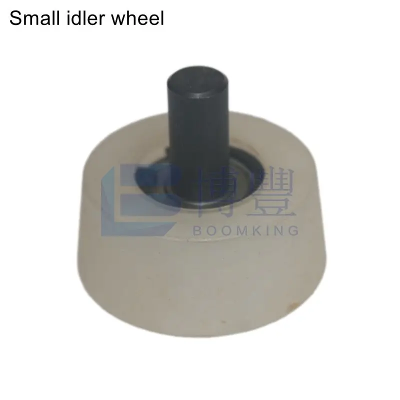 Натяжное колесо диаметром 87 мм резиновое для стеклянной машины. Серия