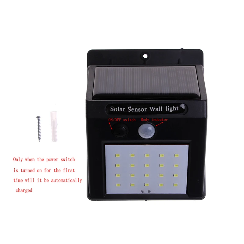 

Waterproof IP65 20 LED Solar Light Bulb Solar Power PIR Motion Sensor Garden Light Outdoor Wall Sense Solar Lamp Wall Light