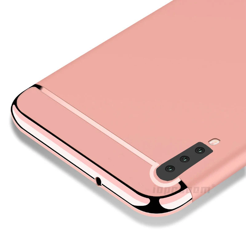 Роскошный чехол 3 в 1 для Samsung Galaxy A7 2018 жесткий накладка из поликарбоната A750 A750F с