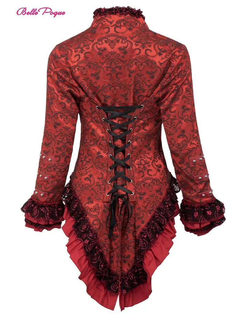 Женское винтажное жаккардовое пальто BP с корсетом в стиле ретро кружевной
