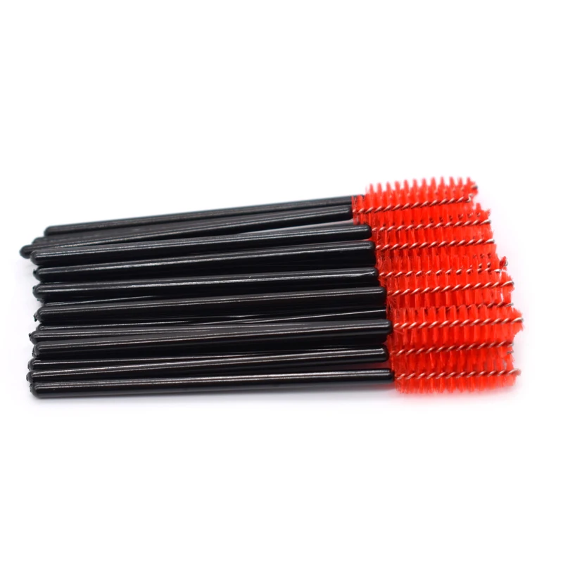 100 шт./лот цветная одноразовая тушь для ресниц палочки кисть аппликаторы макияжа