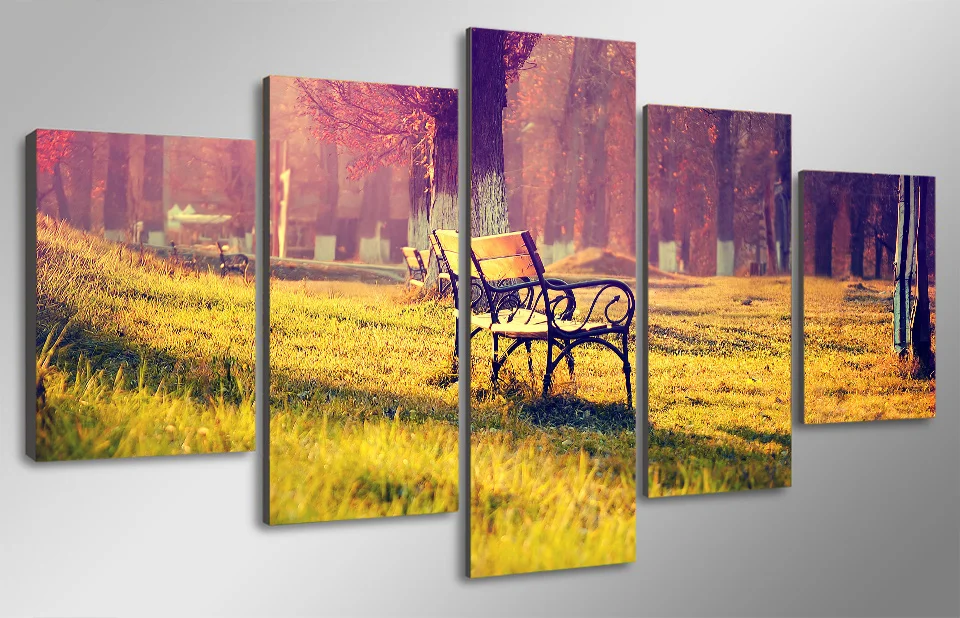 

HD Printed autumn landscape Painting Canvas Print room decor print poster picture canvas wholesale drop shipping
