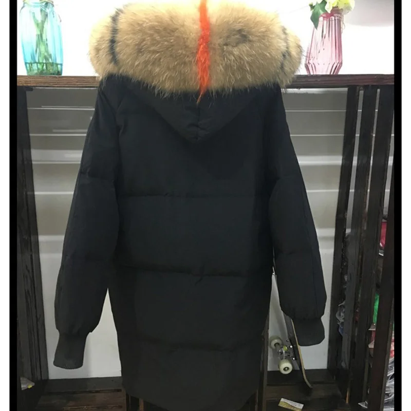 Новинка 2018 Женский утепленный пуховик на белом утином пуху женский зимний теплый