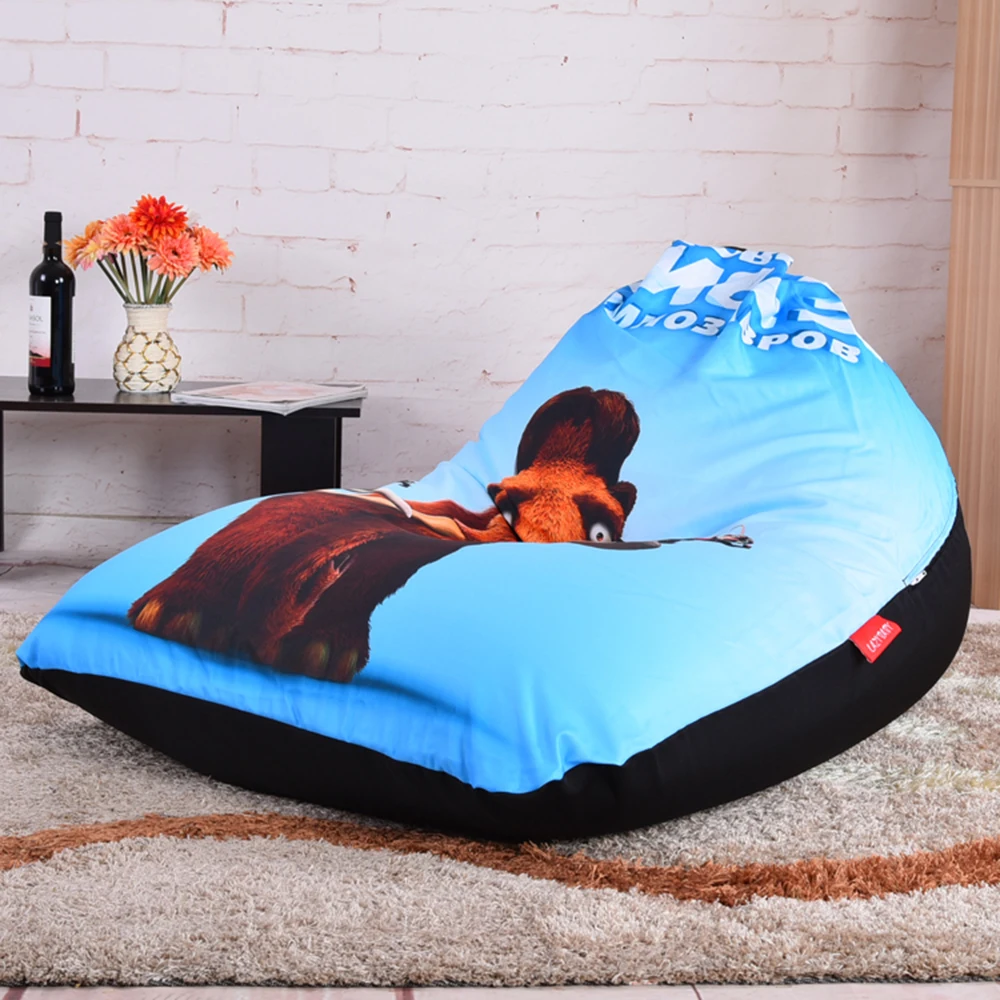 LEVMOON Beanbag кресло для дивана Mammoth Seat zac Shell комфортная сумка кровати без наполнителя