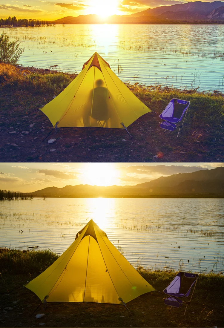 3F UL gear CangYuan3 Сверхлегкий 15D с силиконовым покрытием для 2 до 3 человек туристический тент 3 сезона для кемпинга, пешего туризма, трекинга