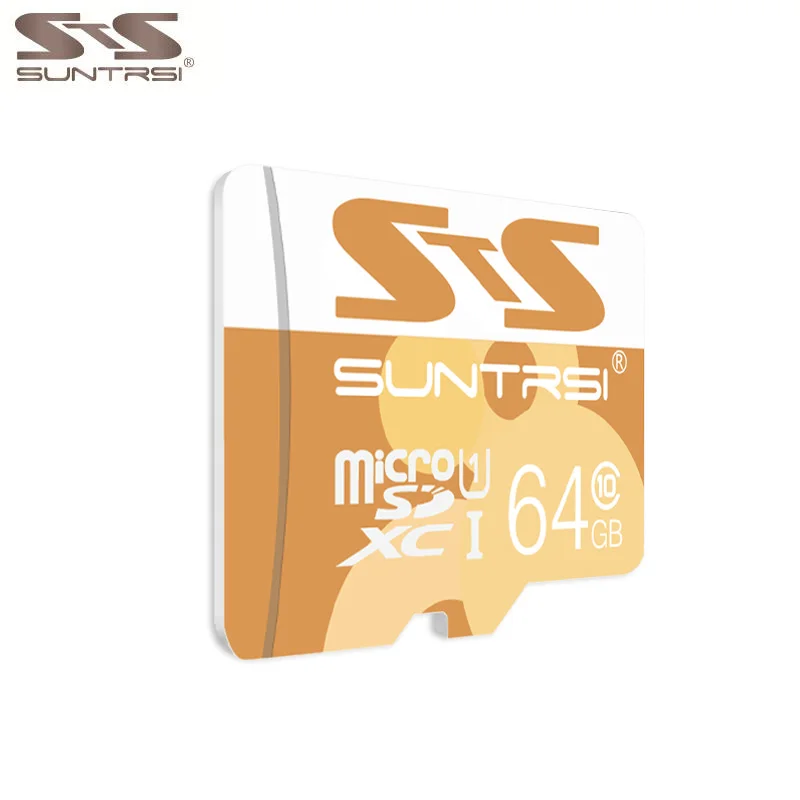 Suntrsi карты памяти 16 ГБ 32 Class 10 высокая Скорость 48 МБ/с. Micro SD Card 64 реального Ёмкость
