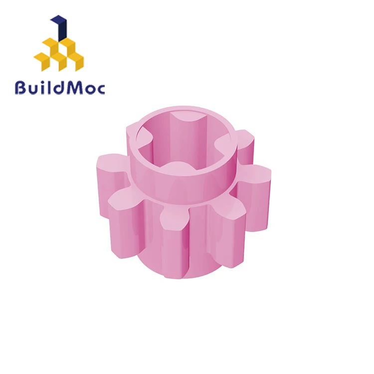 BuildMOC 3647 8 зубчатая передача наружный диаметр 10,0 строительные блоки части DIY развивающие творческие подарочные игрушки