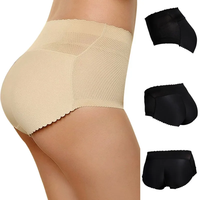 Women Sexy Sponge Panties Up Padded Push Lady Briefs Shorts Underwear Waist Middle Girl |