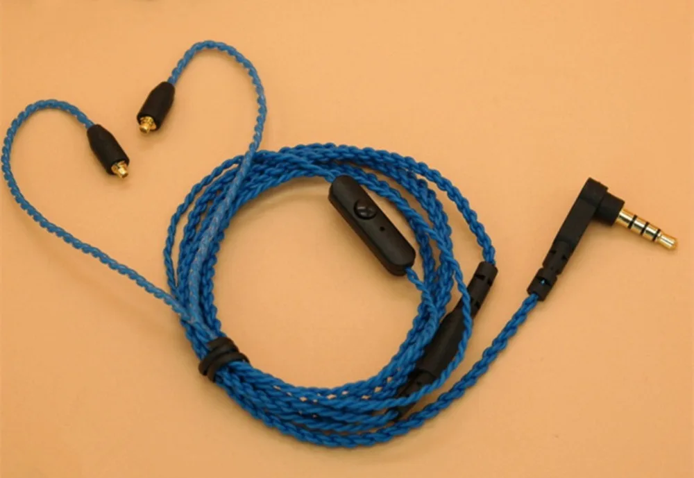 Сменный обновленный аудиокабель кабель с микрофоном для Shure SE 215 425 535 846 Special Edition