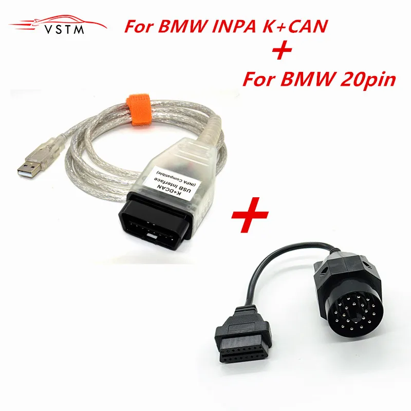Для BMW INPA K Can Inpa кабель DCAN USB OBD2 интерфейс Ediabas для с 20 контактным разъемом