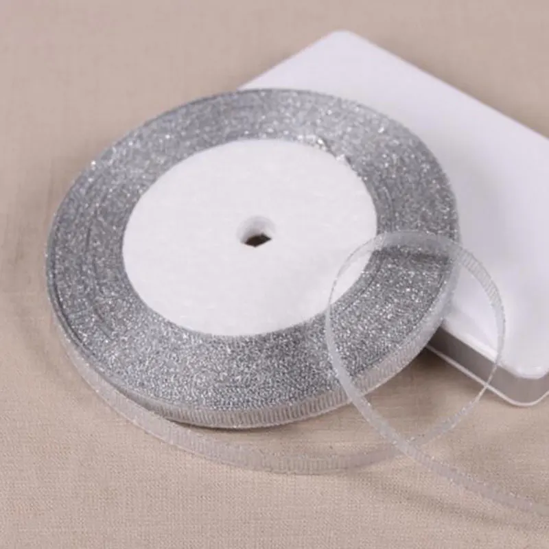 1 рулон высококачественные аксессуары для шитья блестящая лента украшения 0 6 см *