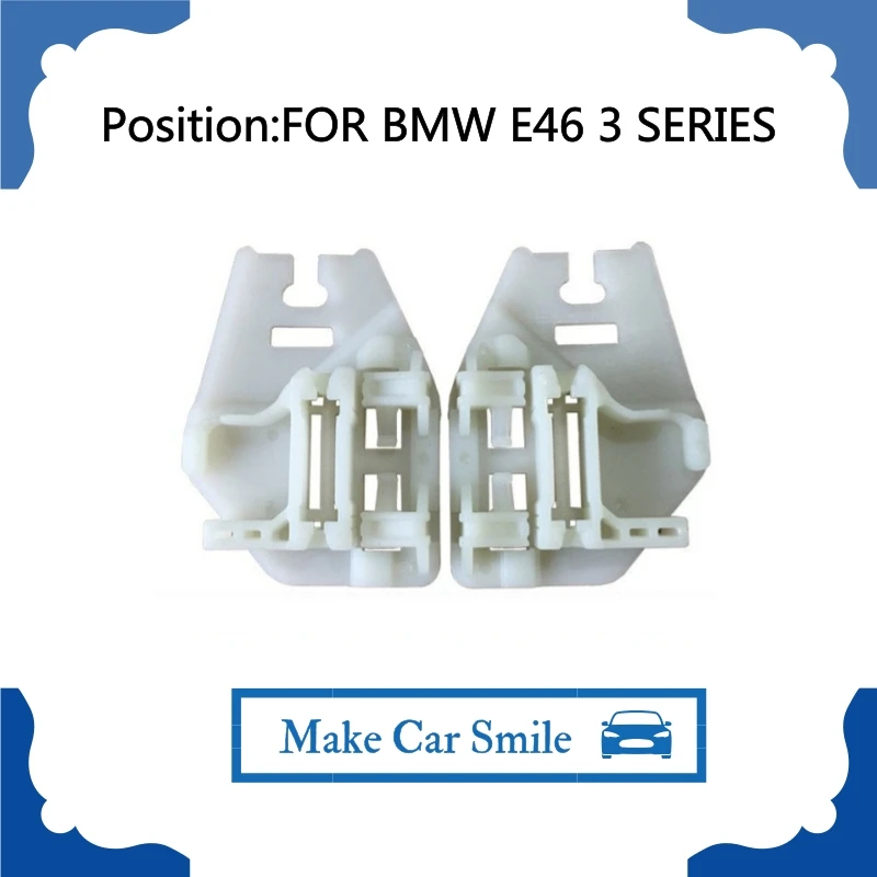 

Для BMW E46 турный регулятор окна ремонтные зажимы с слайдером задняя левая-правая сторона 1998-2005