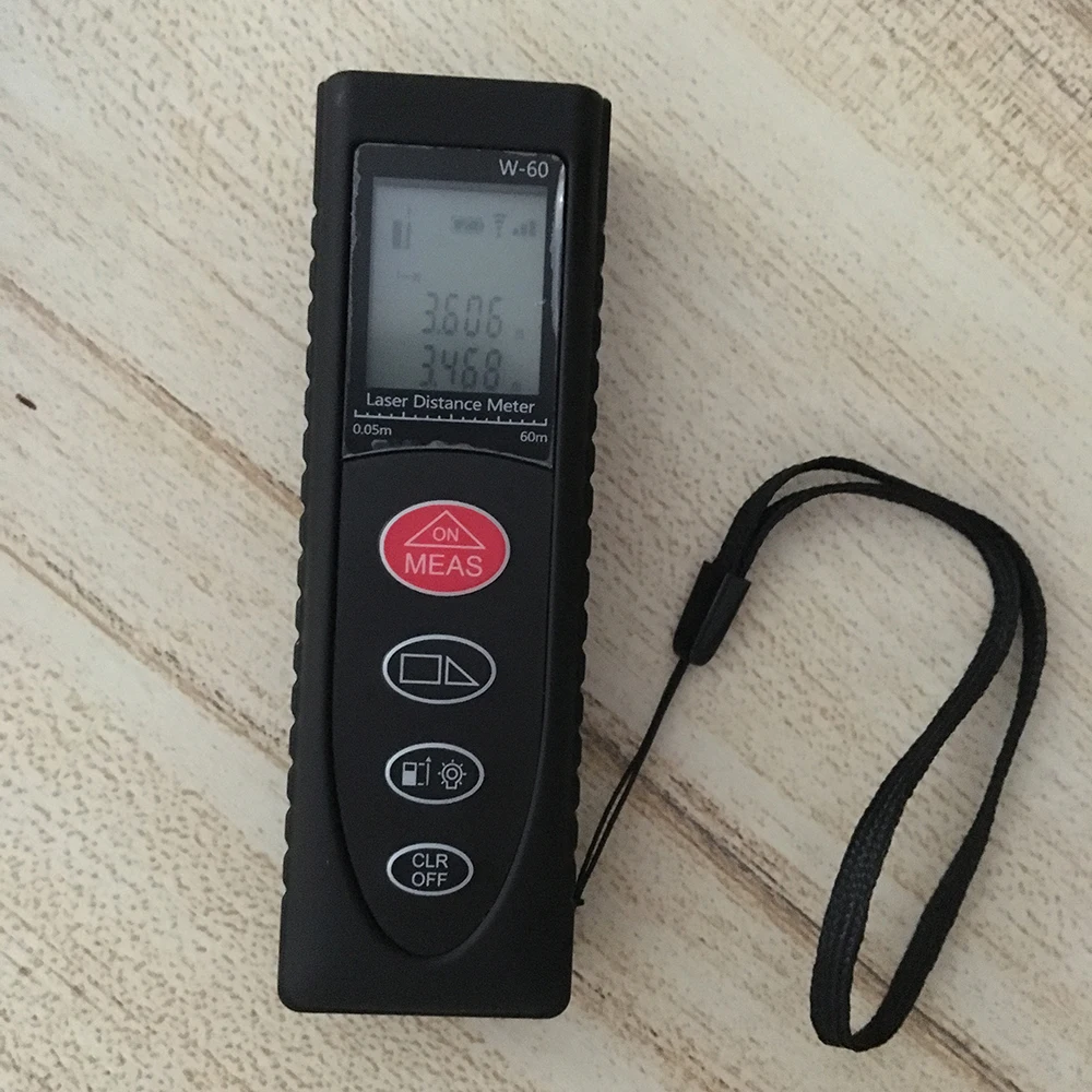 40 м 131ft черный цвет Мини Размер Портативный дальномер лазерный цифровой Лазерная