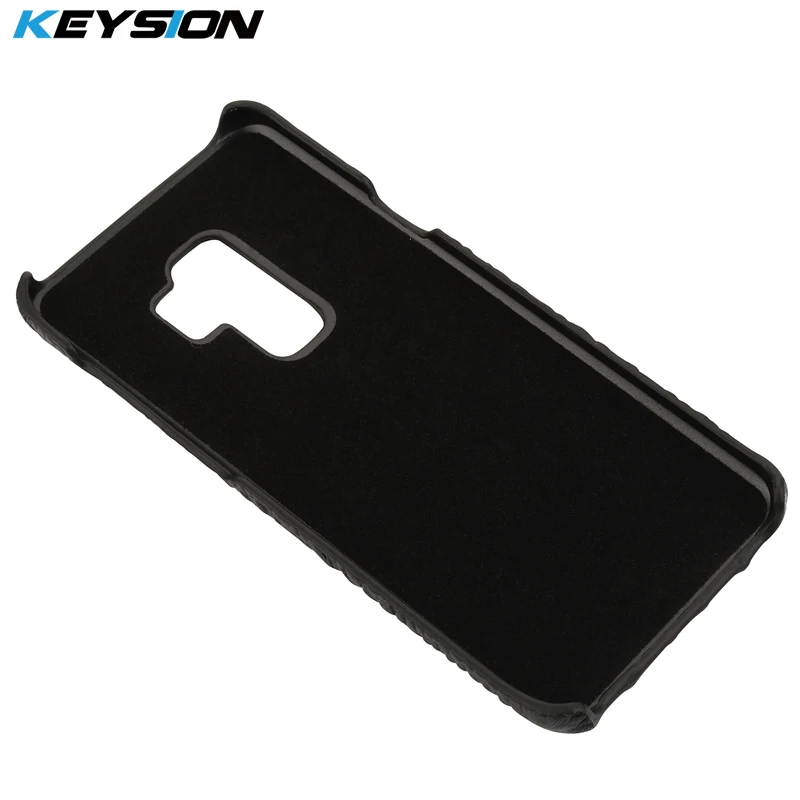 KEYSION Phone Case for Samsung Galaxy S9 Plus Luxury Genuine Leather Crocodile Pattern Back Cover S9+ Anti-knock | Мобильные