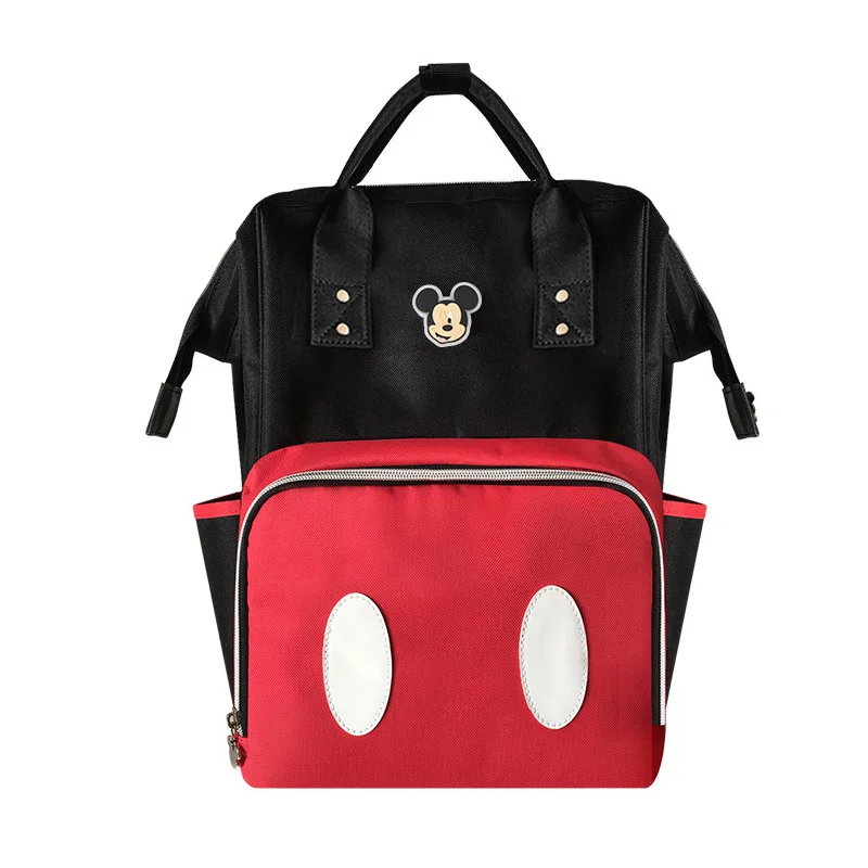 Mummy bag D Рюкзак disney для малышей, сумки для ухода за подгузниками, грелка для бутылочек, рюкзак для мам с рисунком Минни Микки Маус, женские сумки для беременных - Цвет: Mummy bag D