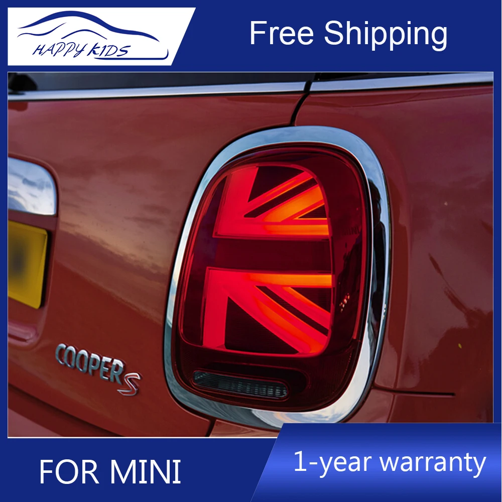 Car styling Tail Lights For BMW MINI F55 F56 F57 2014-2016 Led Fog lamp Rear Lamp DRL+Brake+Park+Signal lights | Автомобили и