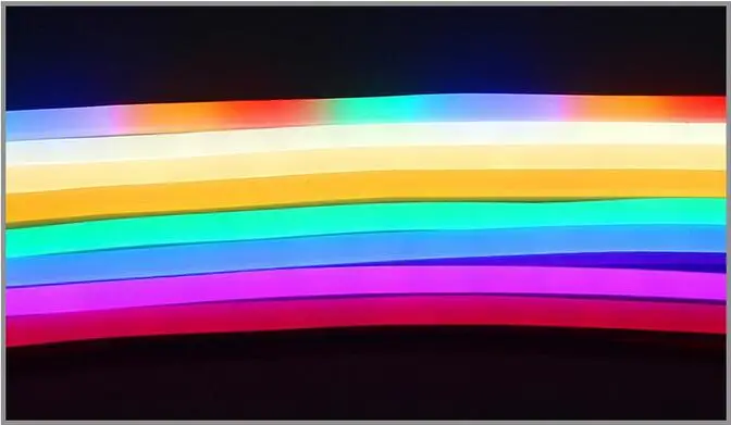 Гибкая светодиодная неоновая Светодиодная лента 110В 220В 12В 24В SMD 2835 уличная белая