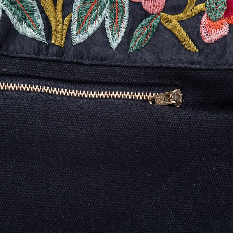 Женская винтажная холщовая сумка мессенджер с цветочным принтом|bag michael|bag gardenbag