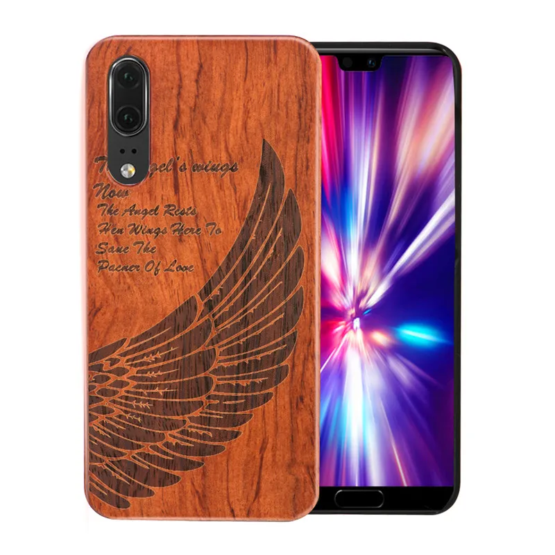 Number 6 Huawei P20 Pro P20 деревянный ящик из натурального дерева задняя крышка Жесткий чехол для huawei P20 P20Pro P20 Lite настоящий Деревянный чехол для телефона s - Цвет: Number 6