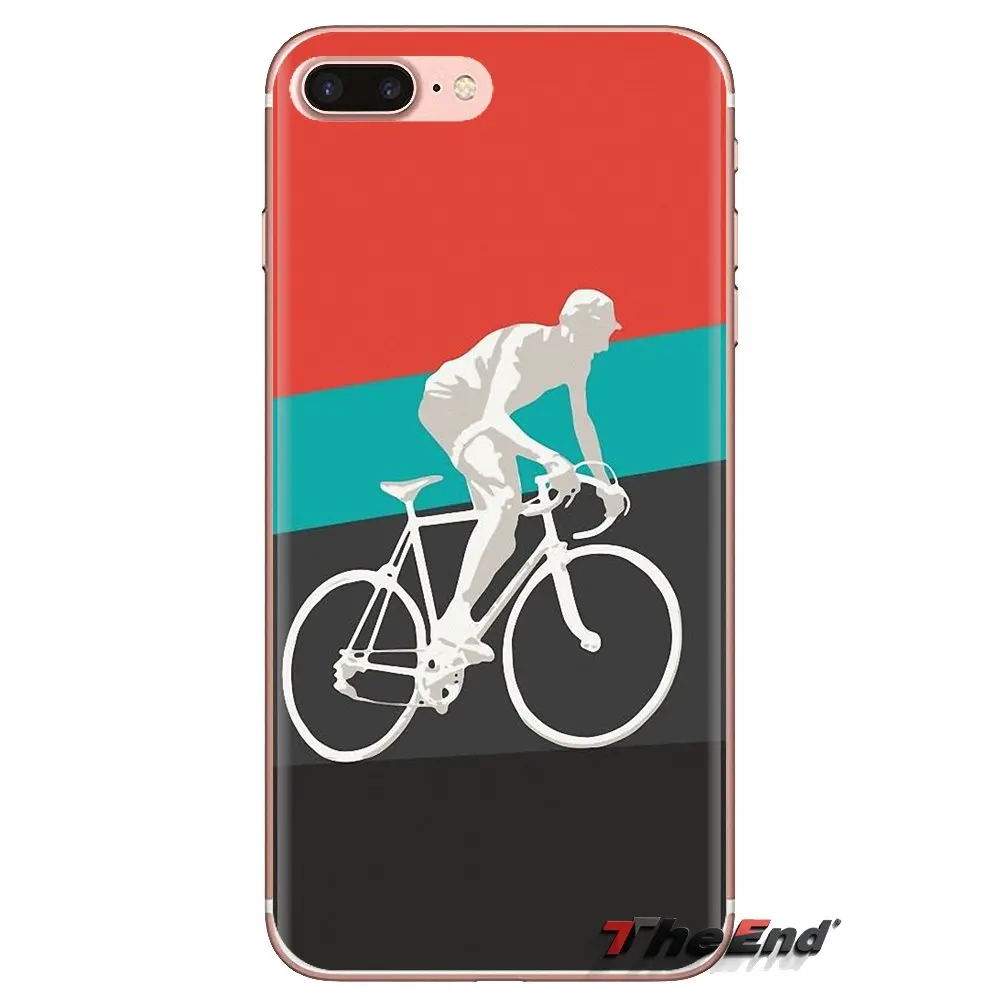 Для iPod Touch Apple iPhone 4 4S 5 5S SE 5C 6 6S 7 8 X XR XS Plus MAX прозрачный чехол из ТПУ Cervelo велосипед