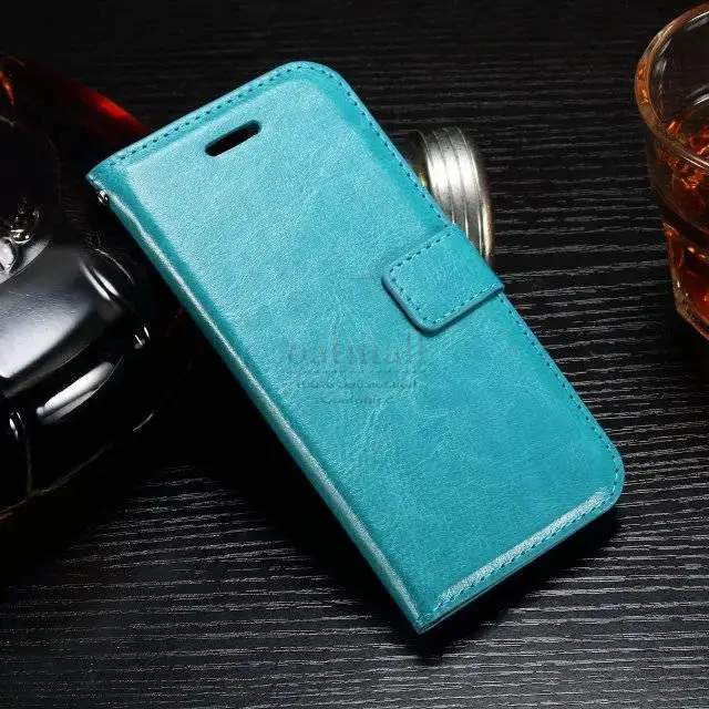 Sky blue Для Apple iPhone 8 делам Премиум Бумажник Флип кожаный чехол с подставкой Фото чехол на айфон 6 6S X 7 плюс чехлы Роскошный телефон сумки - Цвет: Sky blue
