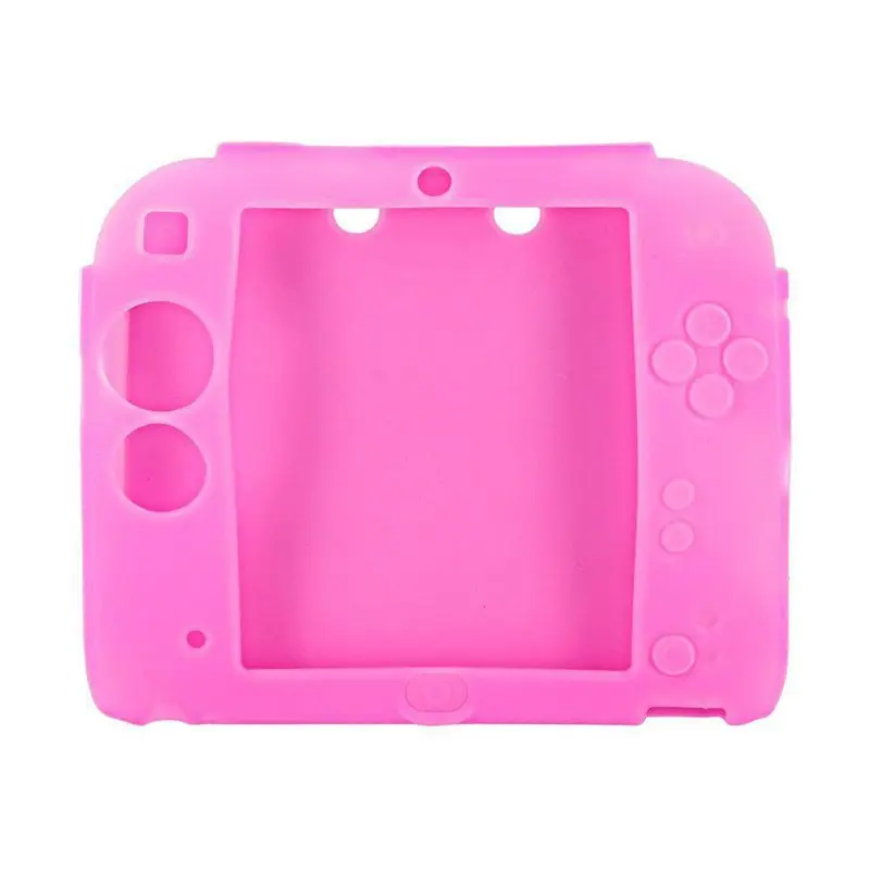 Для 2DS игровой консоли ультратонкий резиновый чехол гелевый защитный чехол для 2DS аксессуары Мягкая силиконовая оболочка чехол Чехол