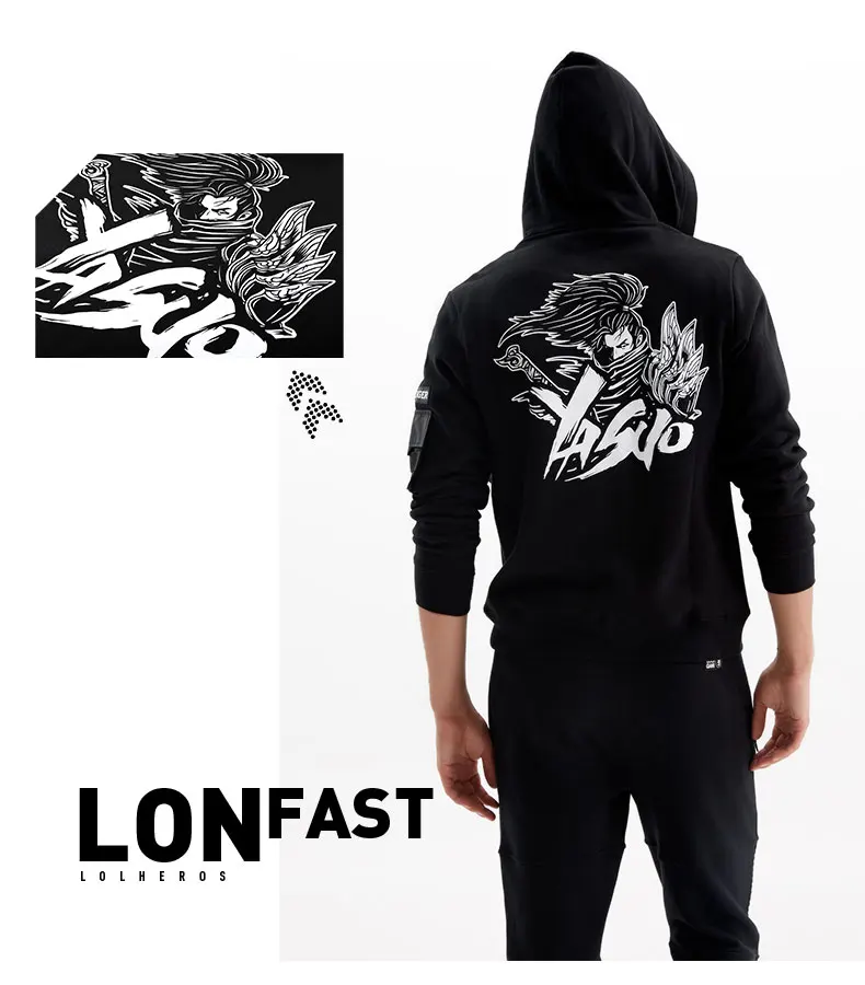 TEE7 GG серия best king sneaking assassin night running sports edition kai ying Мужской Хлопковый жилет на молнии с капюшоном модные толстовки с капюшоном