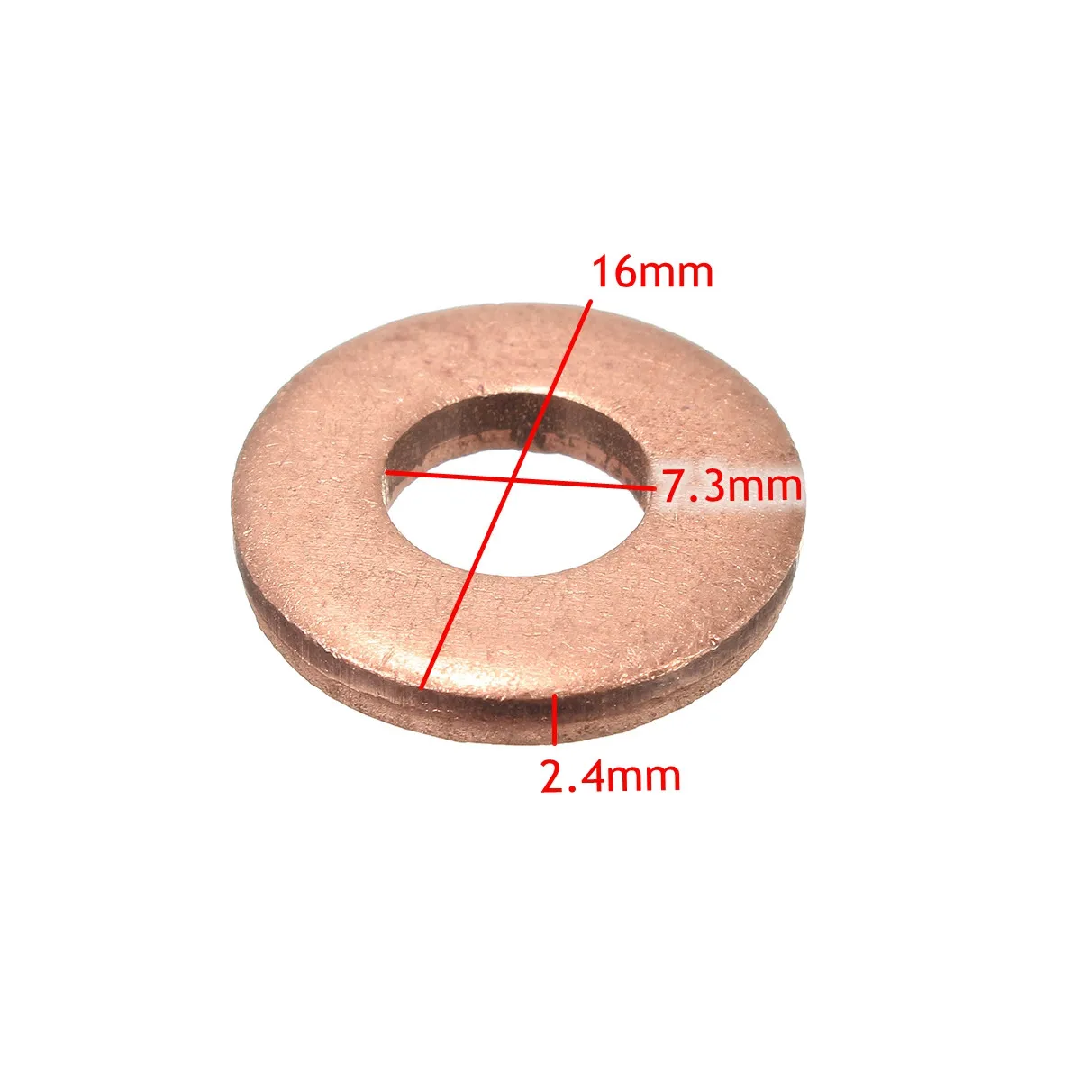 Уплотнительное кольцо для Peugeot / Citroen 1 6 HDI 198173 4 шт./8 шт.|washer seals|washers injectorwasher copper |