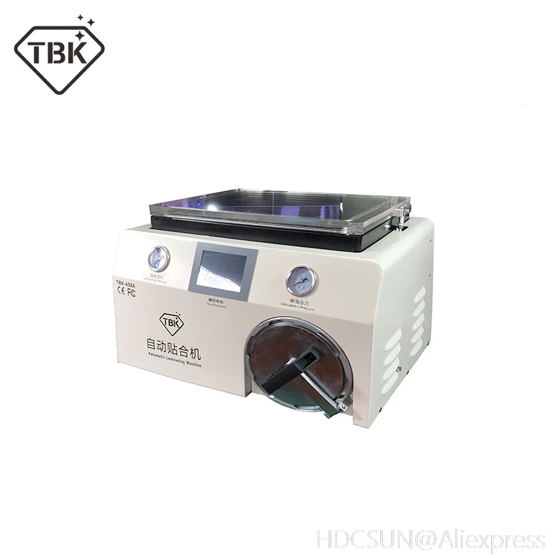 TBK 408A 15 дюймовый вакуумный насос LCD OCA ламинирующая машина дебарбер в одном