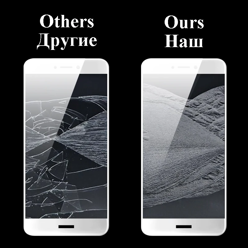 Полное покрытие из закаленного стекла для Huawei P8 Lite 2017 защитное стекло на экран
