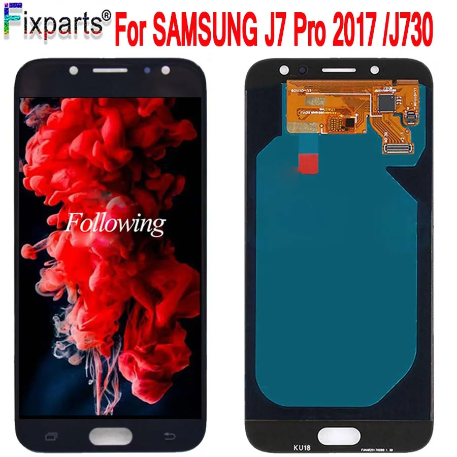 ЖК-дисплей для SAMSUNG GALAXY J730 J7 Pro 2017 сенсорный экран с дигитайзером в сборе J730F