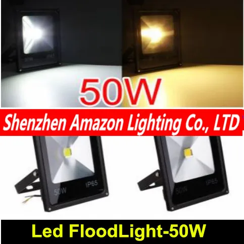 High power LED FloodLight Reflector Led Flood Light 50W Spotlight 85-265V Waterproof Outdoor Wall Lamp Garden Projectors
