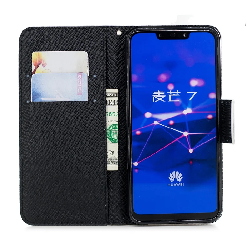 Чехол-Бумажник для телефона Etui чехол Huawei Mate 20 Lite Maimang 7 чехол-книжка из