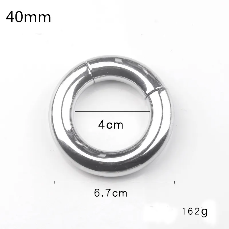 Кольцо для пениса из нержавеющей стали кольцо растяжки магнитное металлическое