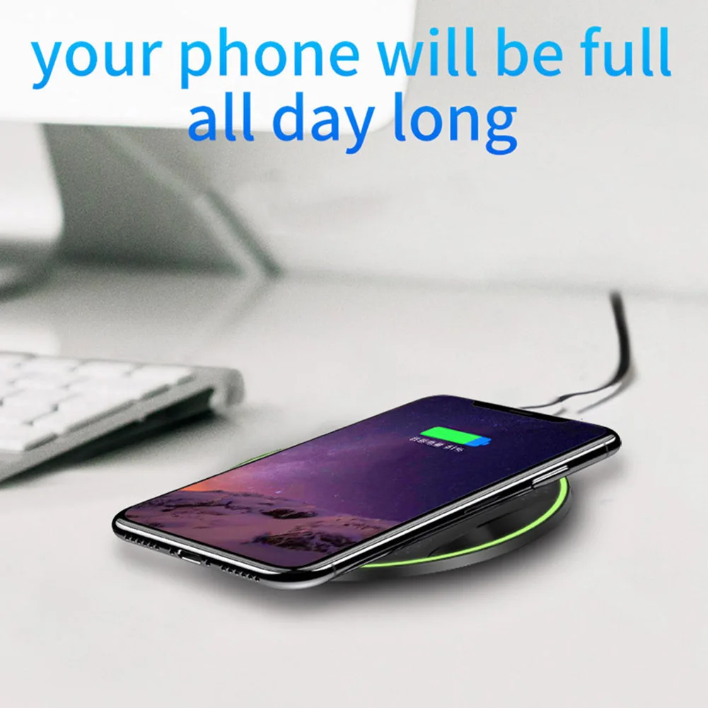 Mayround для huawei P30 Pro iPhone 8 XS XR samsung Galaxy S9 S10 Xiaomi Mi 9 M X 2 S 10 W Qi Беспроводное зарядное устройство для телефона Быстрая зарядка