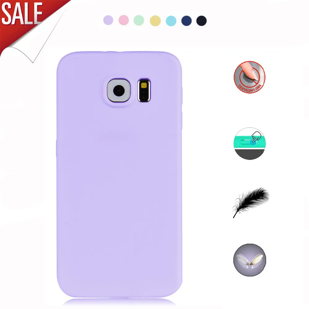 Мягкий чехол Yokata из ТПУ для Samsung Galaxy S5 S6 S7 Edge силиконовый S8 S9 Plus милый резиновый