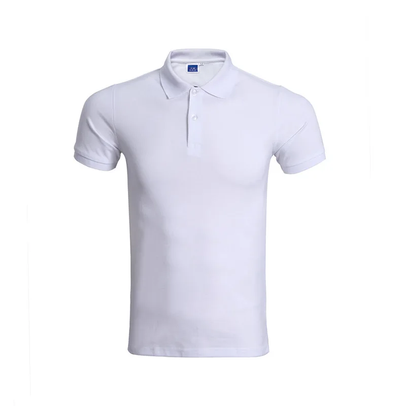 Рубашка поло мужская с коротким рукавом брендовая однотонная Повседневная