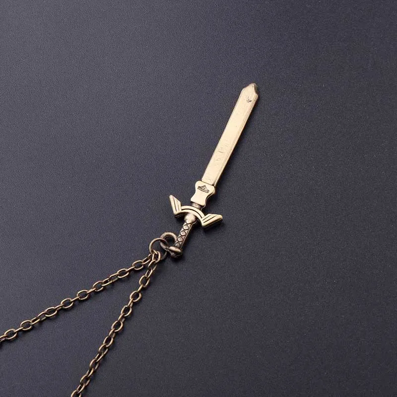 Симпатичные Zelda Аниме Легенда о Зельде кулон ожерелья сглаза ключ Collana a Forma di cuore ожерелья и подвески для фанатов
