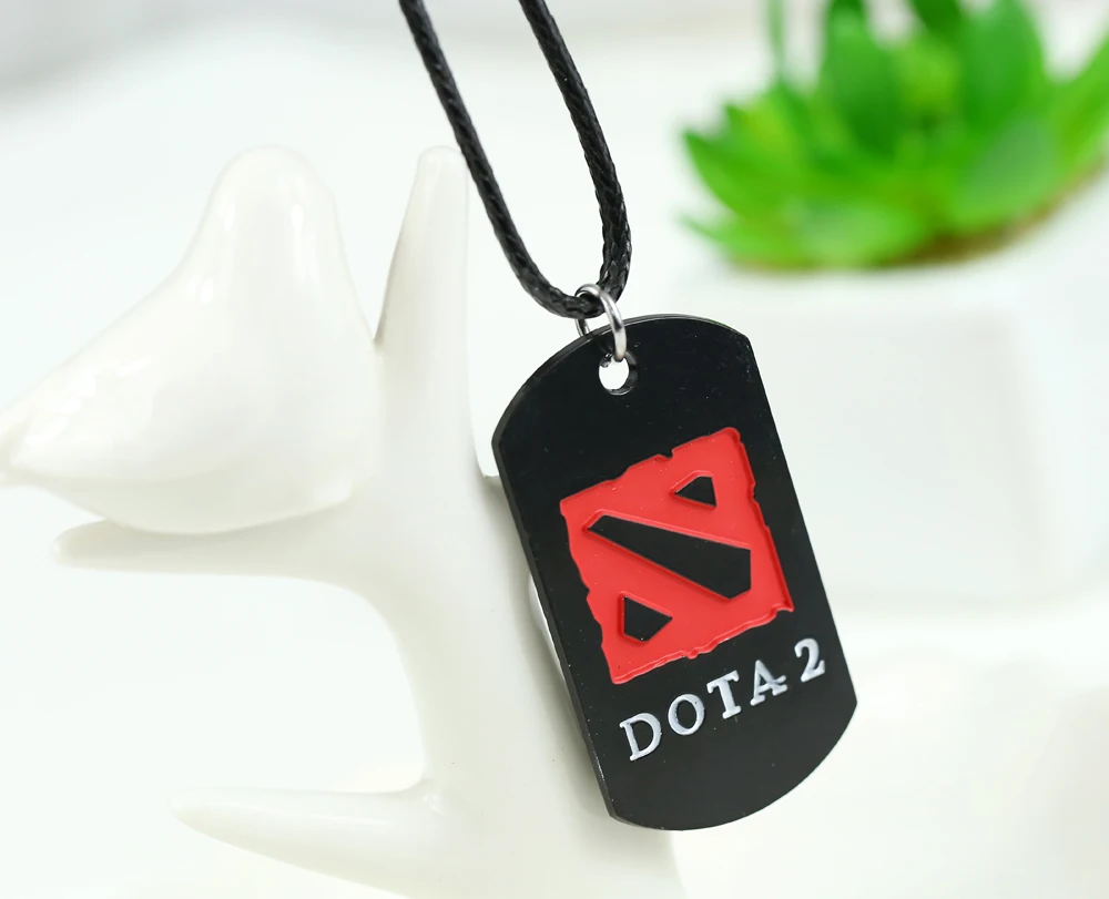 Ожерелье с логотипом DOTA 2 подвеска из металлического сплава аксессуары для