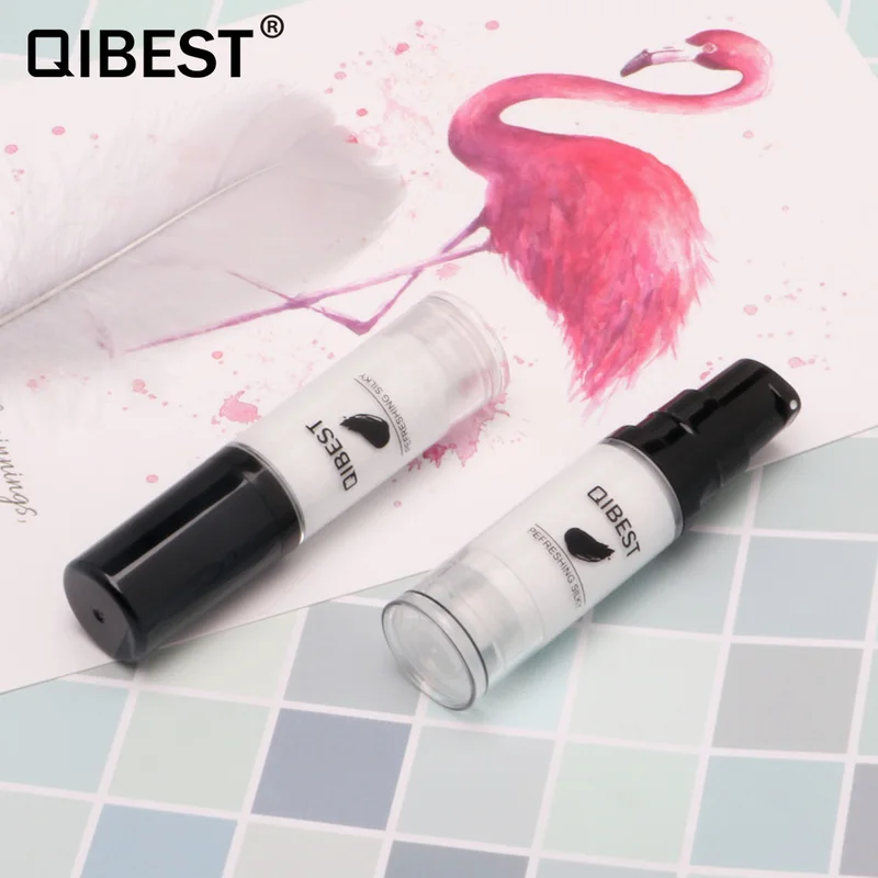 QIBEST 1 шт. стойкий согревающий цвет лица основа жидкая гладкая осветляющая маскирующий тональный крем шелковистая установка макияж TSLM1