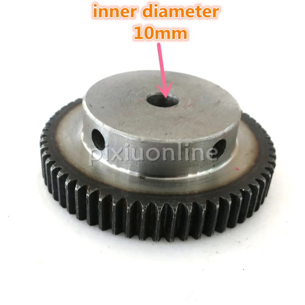 

J549b Module 1 Firm DIY Model Making Gears Inner Hole diameter 10mm Large # 45 Steel Gears Sale at a Loss Aisa Isreal