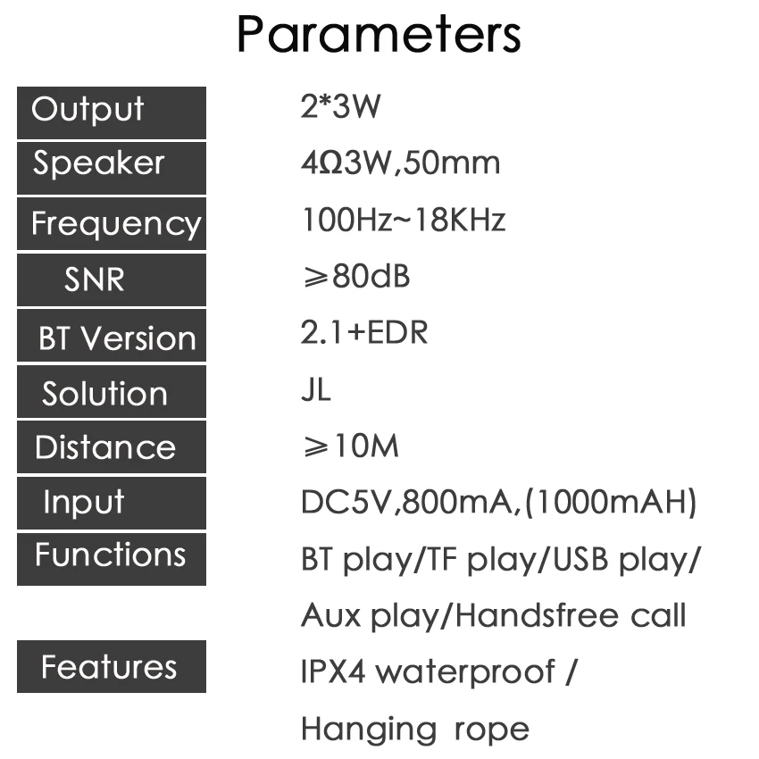 2018 новый водонепроницаемый динамик радио FM Bluetooth беспроводной сабвуфер Открытый